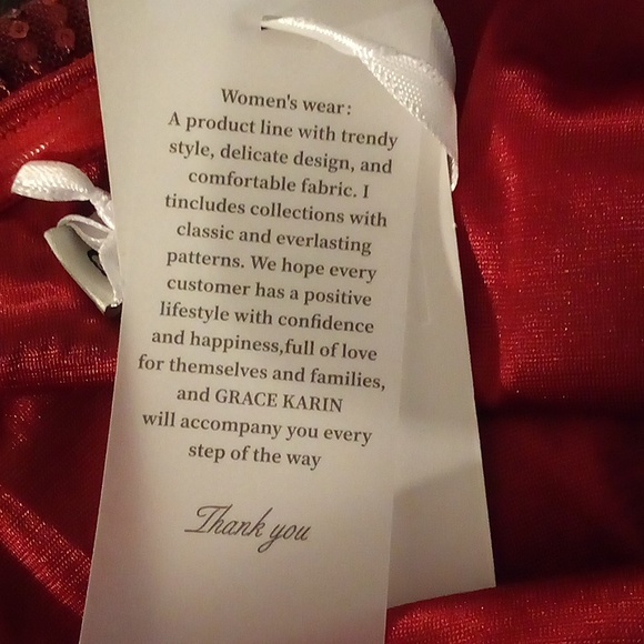 Grace Karen Red Wine Rusched Sequin Off Shoulder Cocktail Dress - Size 2XL - Picture 10 of 11